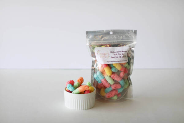 Freeze Dried Gummy Worms