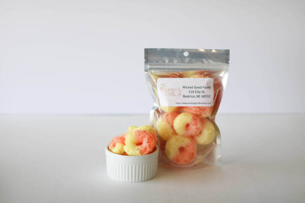 Freeze Dried Peach Rings